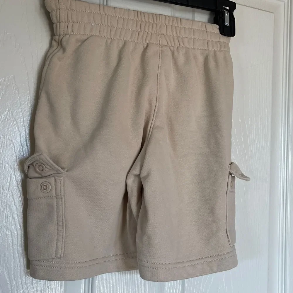 Nike khaki cargo shorts (s)  and short sleeve t shirt (NWT M)